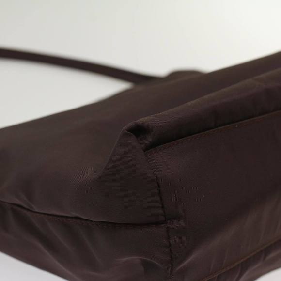 PRADA Shoulder Bag Nylon Brown Auth bs7444 - Picture 10 of 16